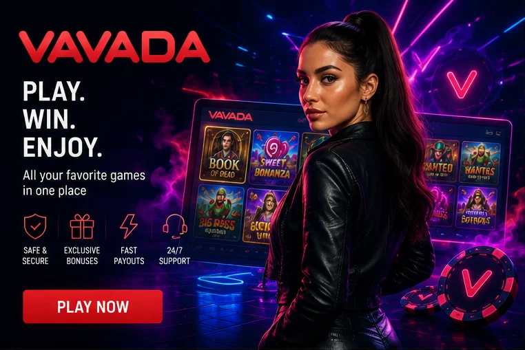 Interfejs Vavada Casino na ekranie komputera i telefonu komórkowego, widoczny stół live dealer